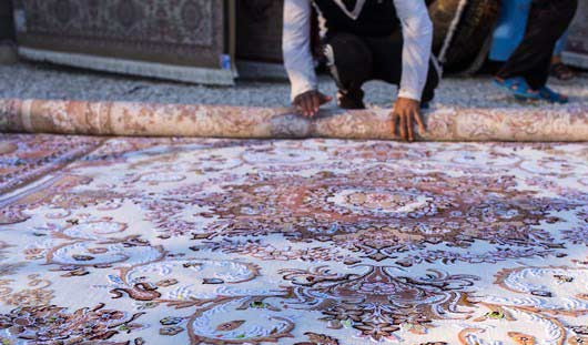 روش اصولی لول کردن قالی در قالیشویی جمهوری 